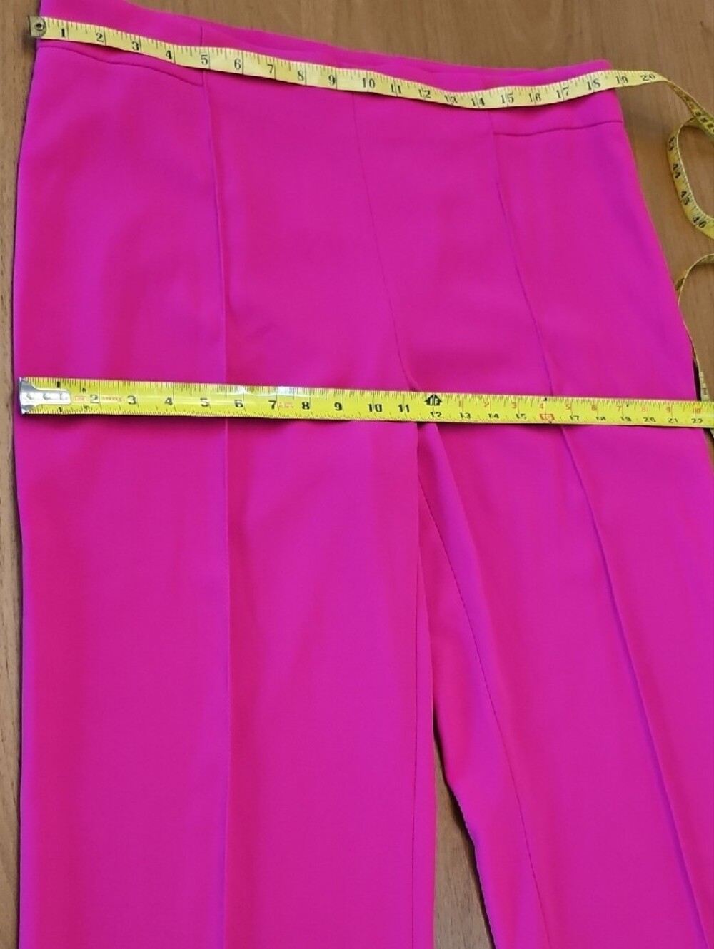 🔥Zara Vibrant Pink Wide-Leg Pantsuit with Belted Blazer - Picture 16 of 16